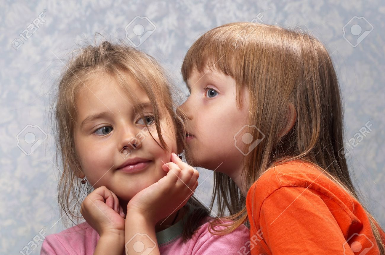 Girl Amusing Girlfriend Stock Photos 