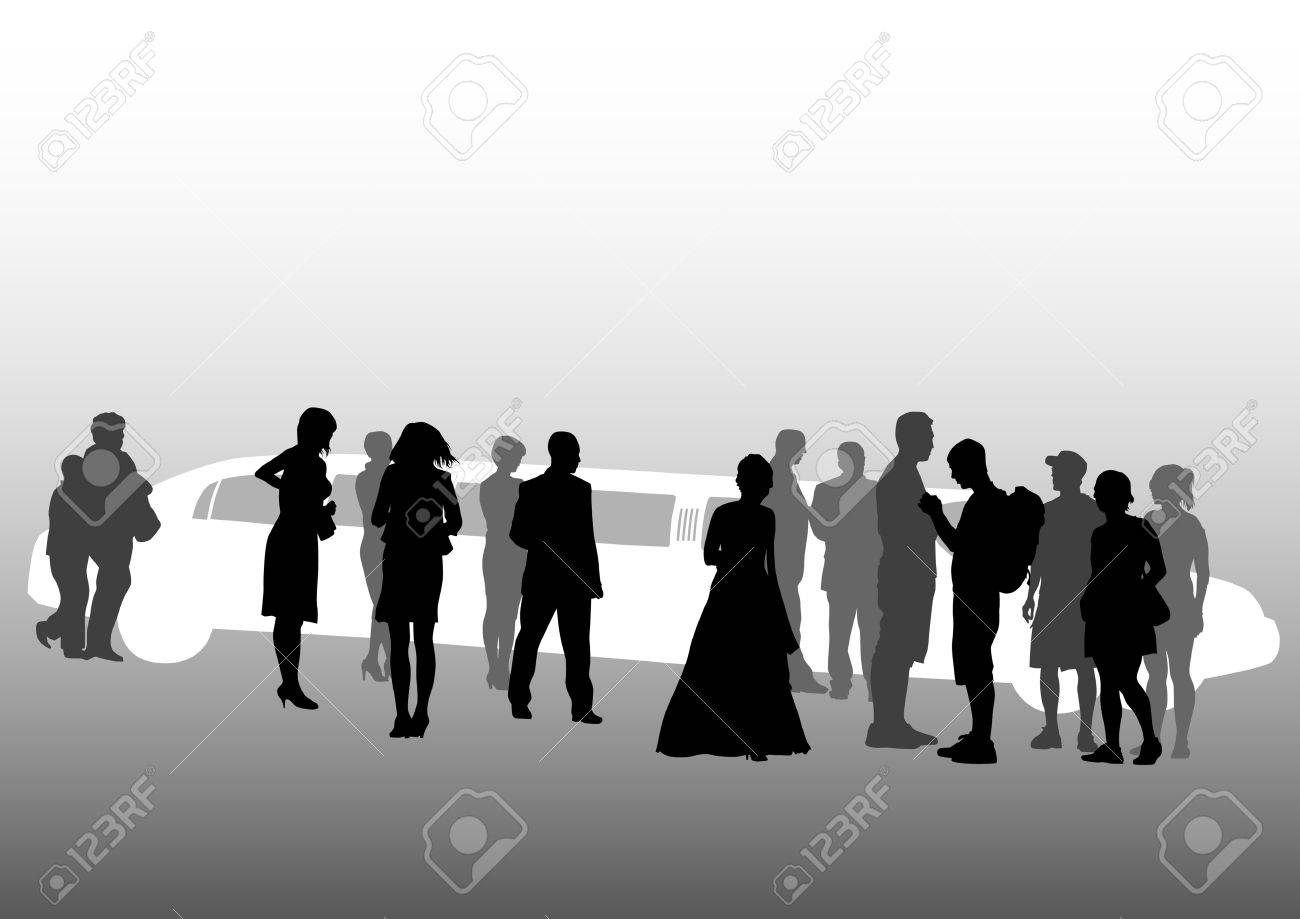 Frauen Silhouette Zeichnen