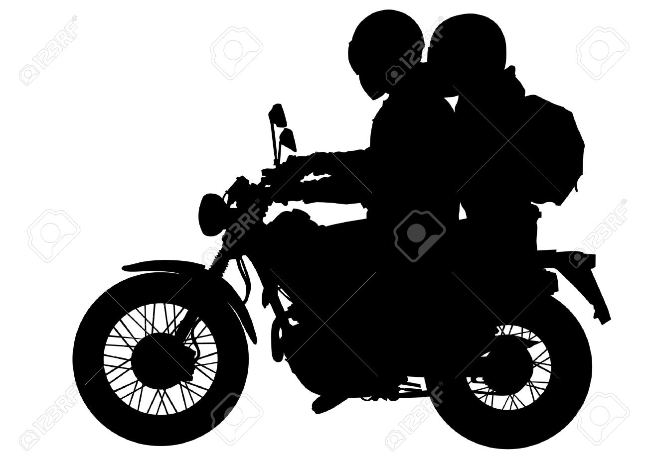 Dibujo Vector Siluetas De Equipo De Protección Motociclistas Ilustraciones  Svg, Vectoriales, Clip Art Vectorizado Libre De Derechos. Image 23207130.