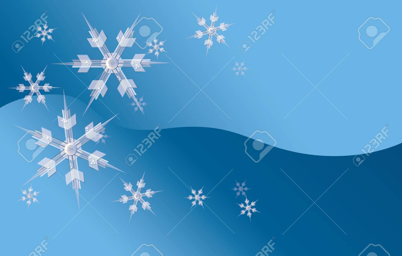 氷のような雪の結晶の背景 ベクトル Eps10 イラスト のイラスト素材 ベクタ Image