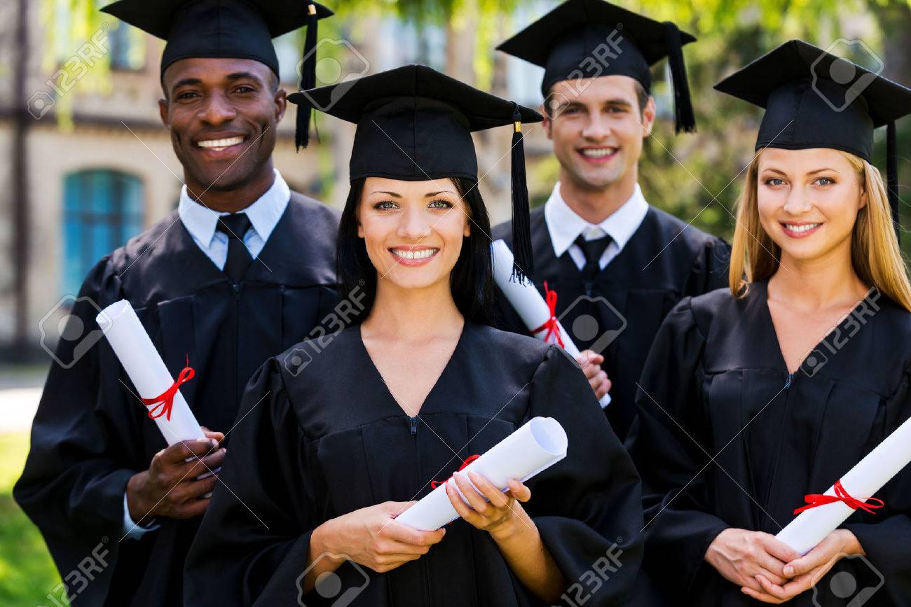 feeling confident in their future four college graduates in stock graduation from college