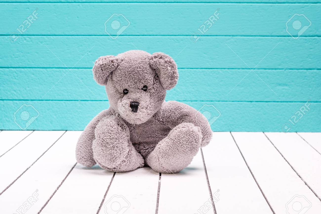mint green teddy bear