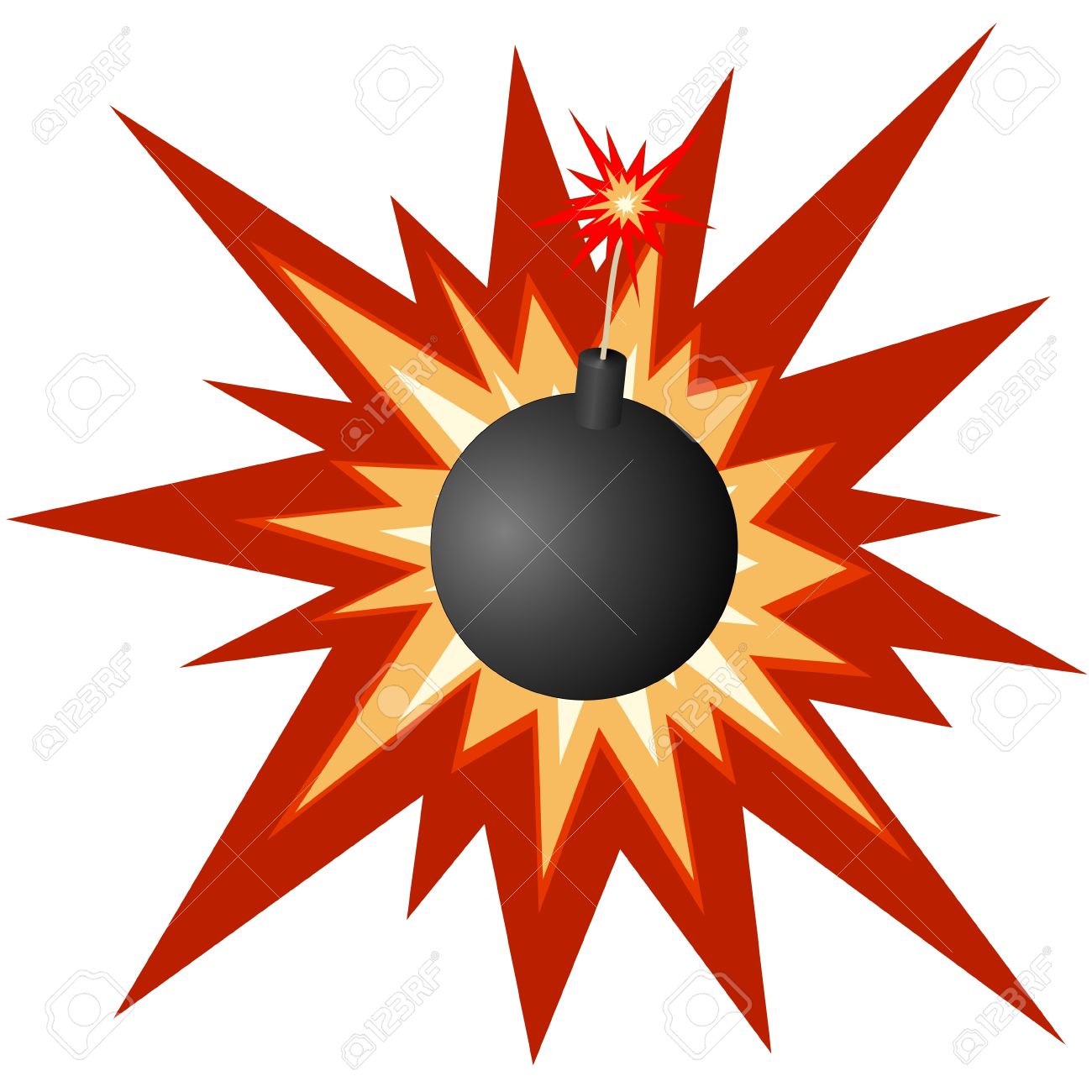 Bomb Explosion On The Background Illustration On White Background Royalty Free Cliparts Vectors And Stock Illustration Image Bomb Explosion On The Background Illustration On White Background Royalty Free Cliparts Vectors And Stock Illustration Image