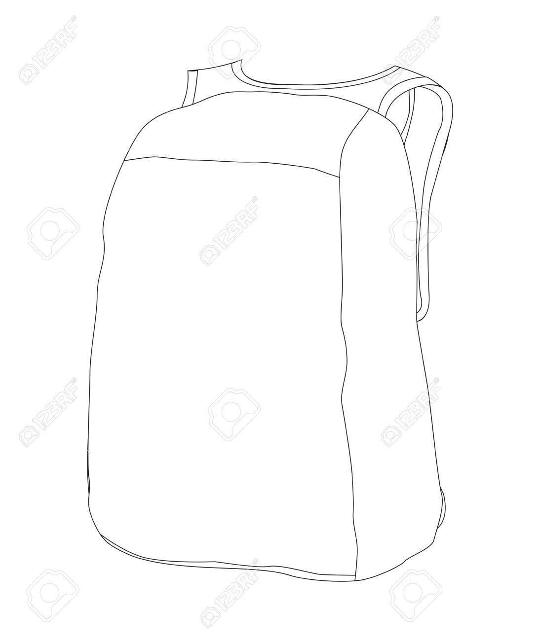template of a bag