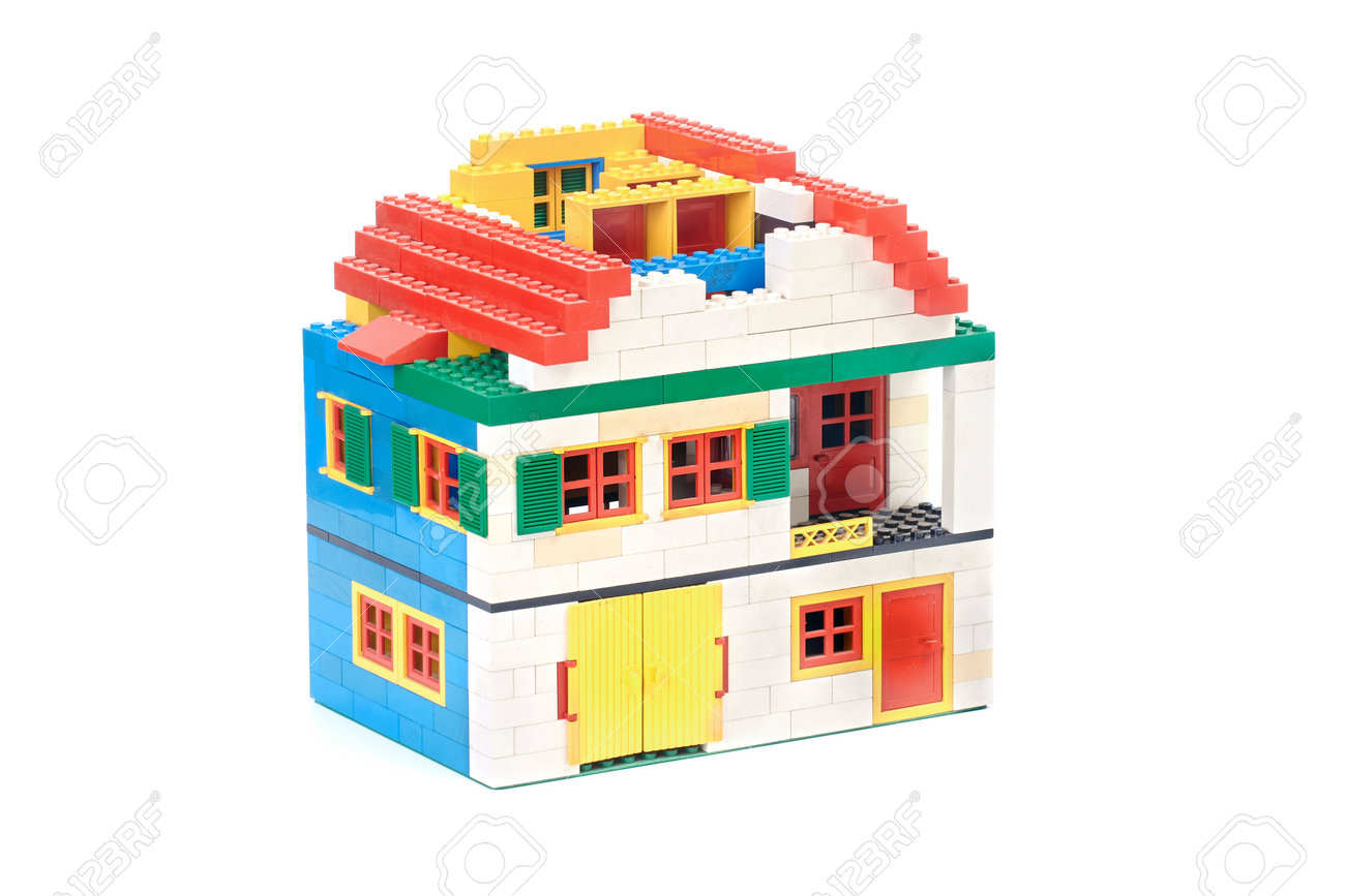 lego brick house