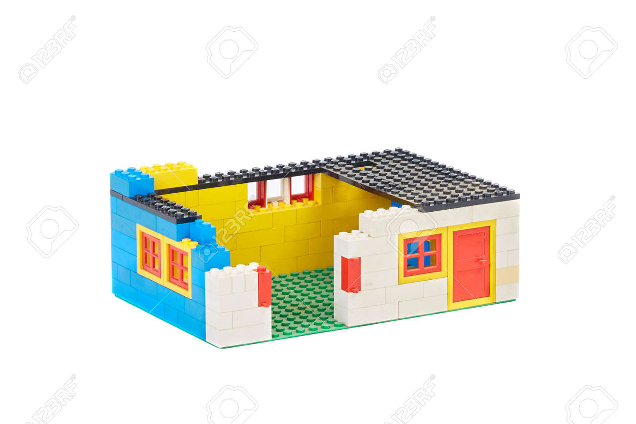 lego brick house