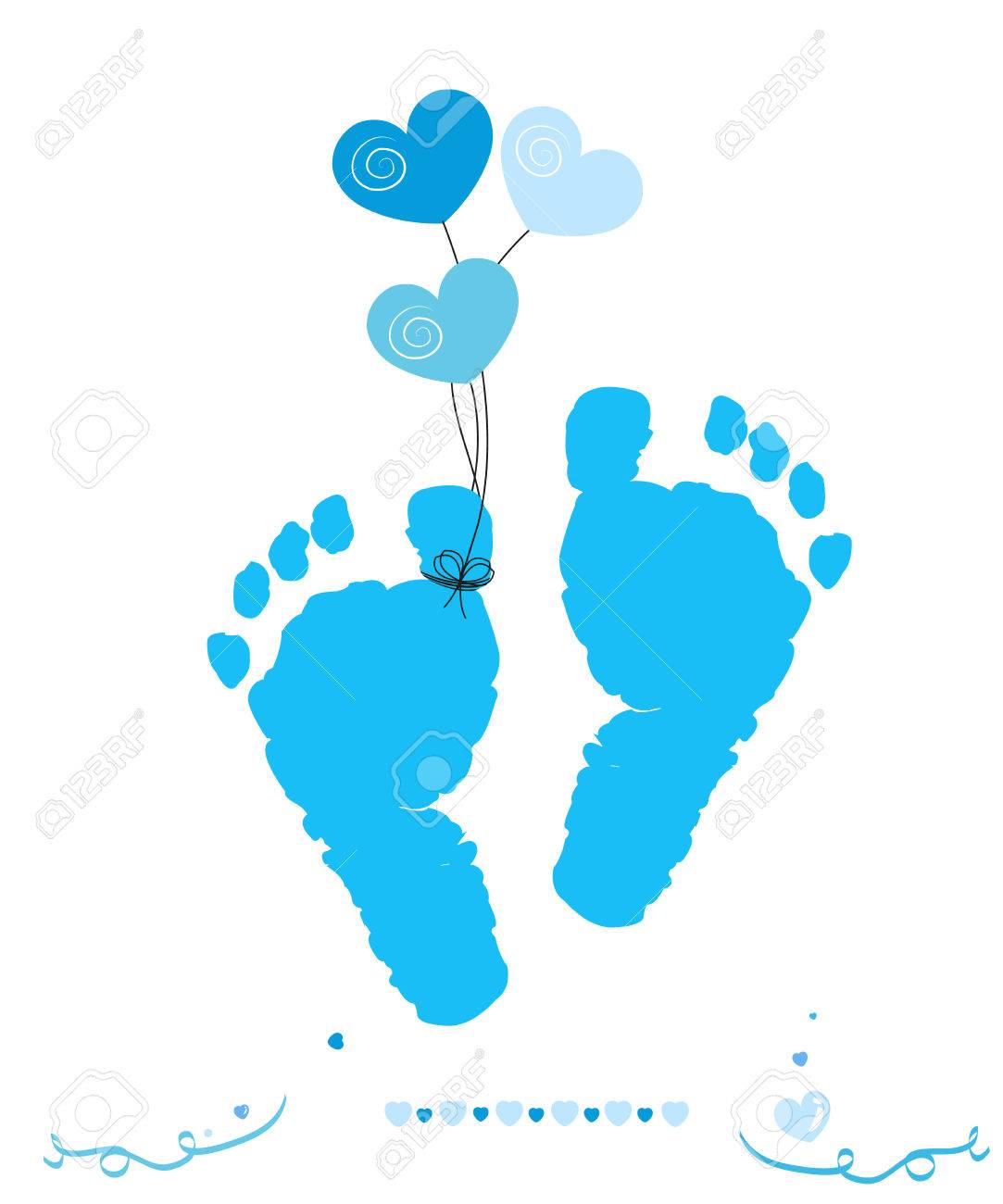 baby boy footprints