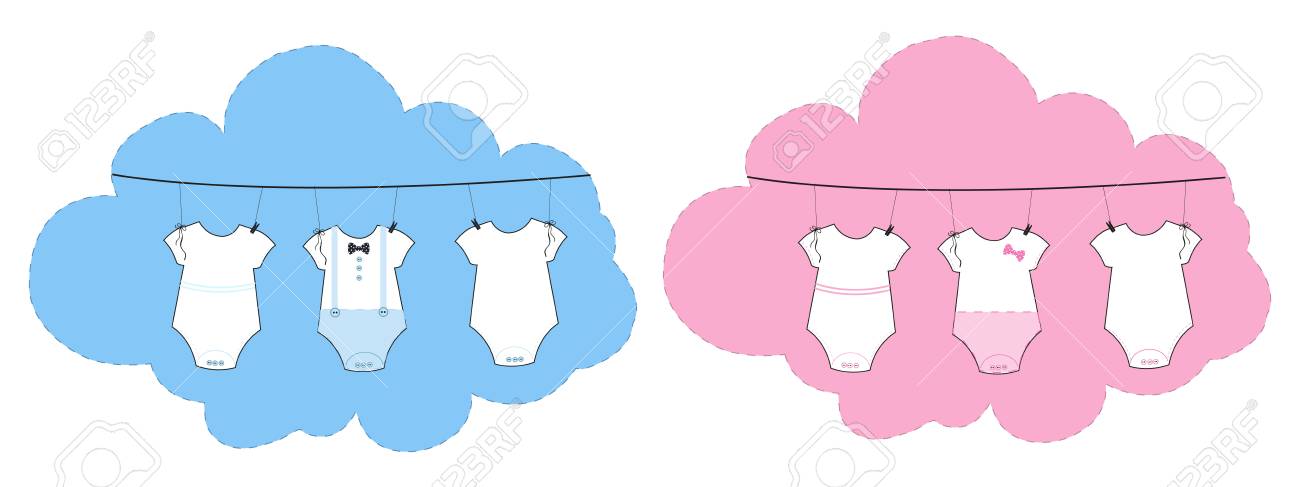 Bebe Recien Nacido Colgando Simbolo Del Bebe Chico Chica Cuerpo Ilustraciones Vectoriales Clip Art Vectorizado Libre De Derechos Image
