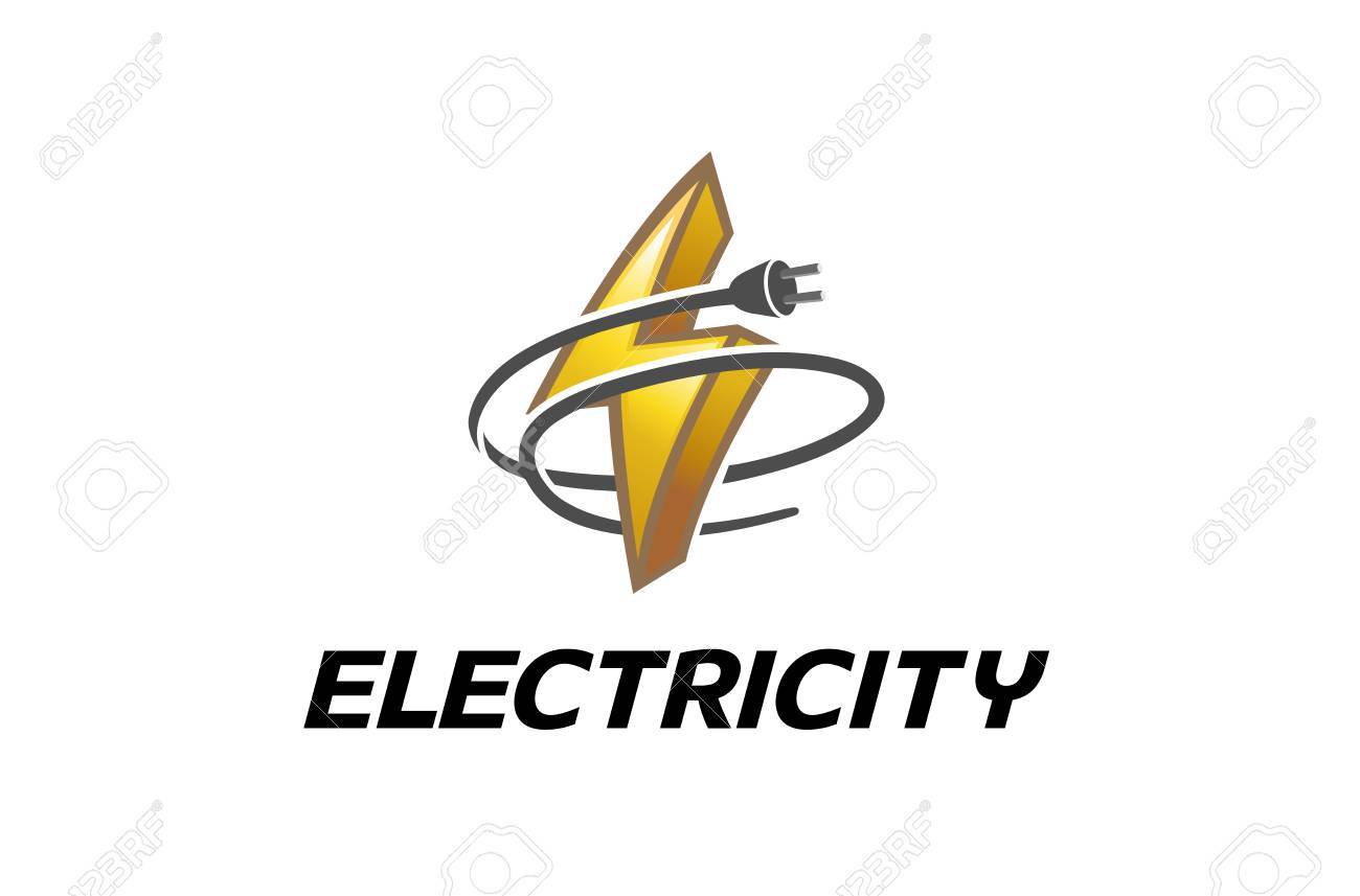 Electricity Symbol Logo Design Illustration - 90399188 Electricity Symbol Logo Design Illustration - 90399188