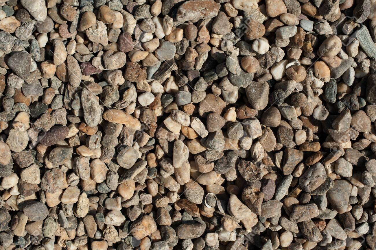 大小様々 な砂 砂利や小石の背景パターン 完全なフレームのトップ ビュー の写真素材 画像素材 Image 7812