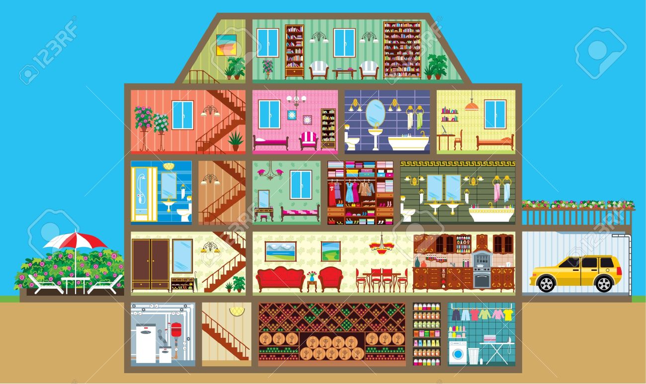 House layout clipart House layout clipart