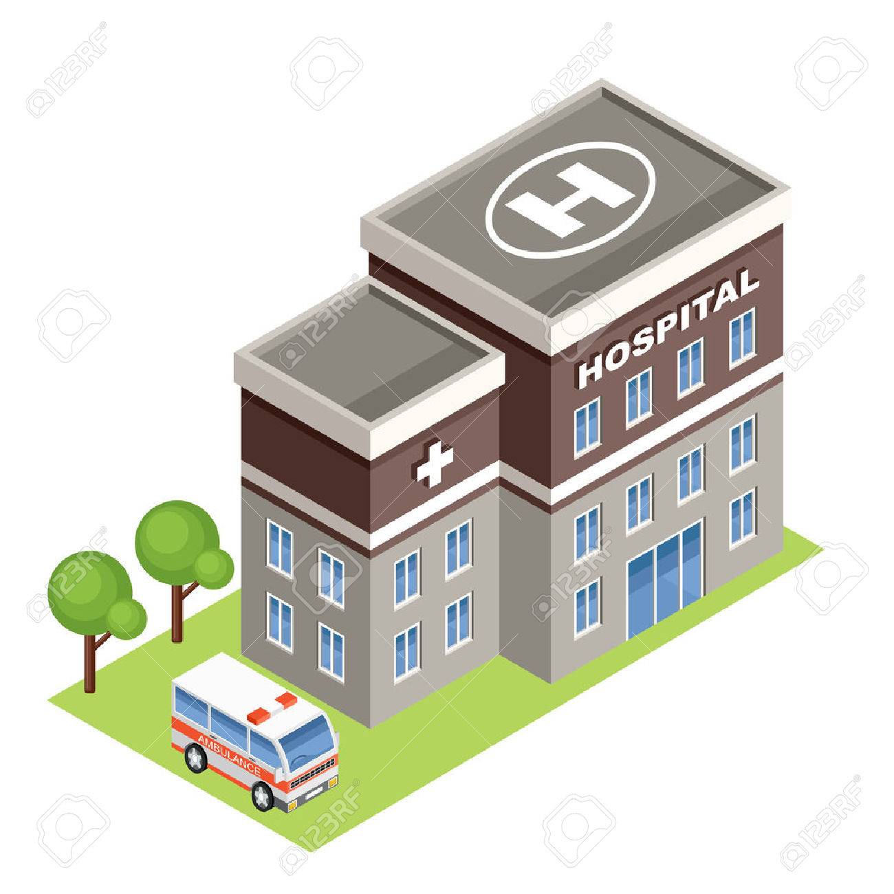 Isometric Hospital Royalty Free SVG, Cliparts, Vectors, and Stock  Illustration. Image 43871094., image size:1300x1300
