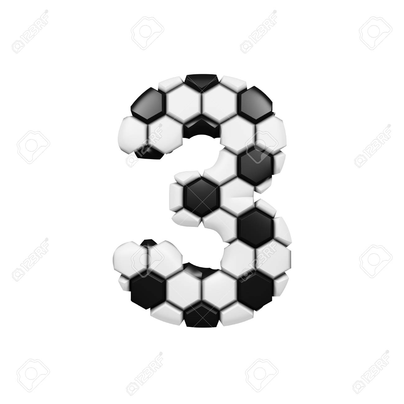 number 3 football