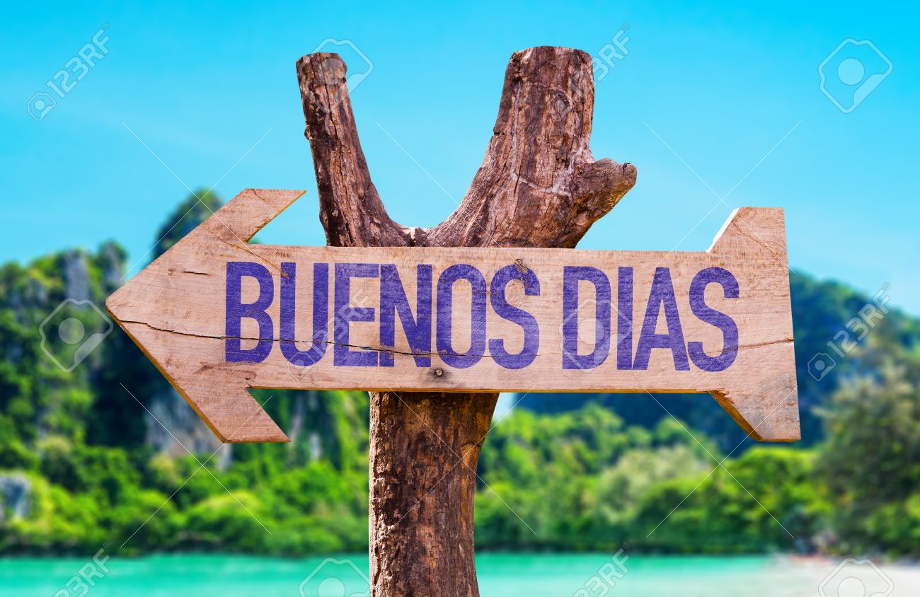 Bienvenidos! (Welcome! In Spanish) Sign With Arrow On Beach Background  Stock Photo, Picture and Royalty Free Image. Image 61777657.