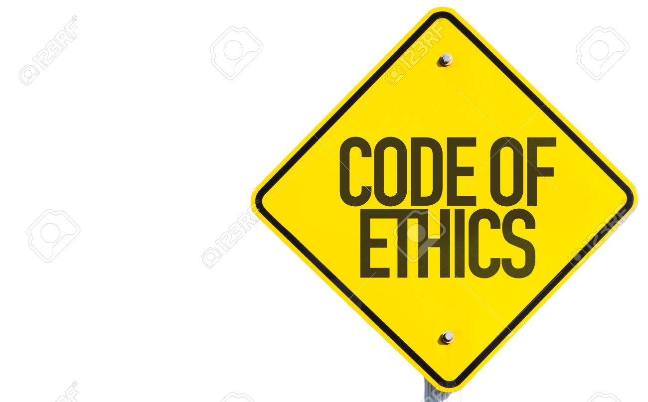 Code Of Ethics Sign Isolated On White Background Stock Photo Picture And Royalty Free Image Image