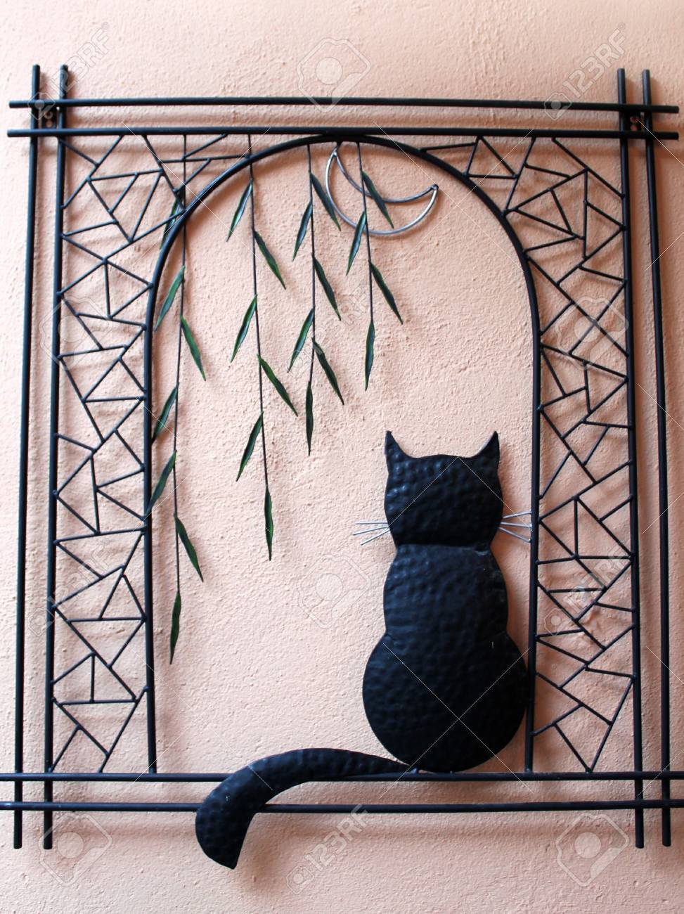 Decoracion De La Pared Del Gato Fotos Retratos Imagenes Y