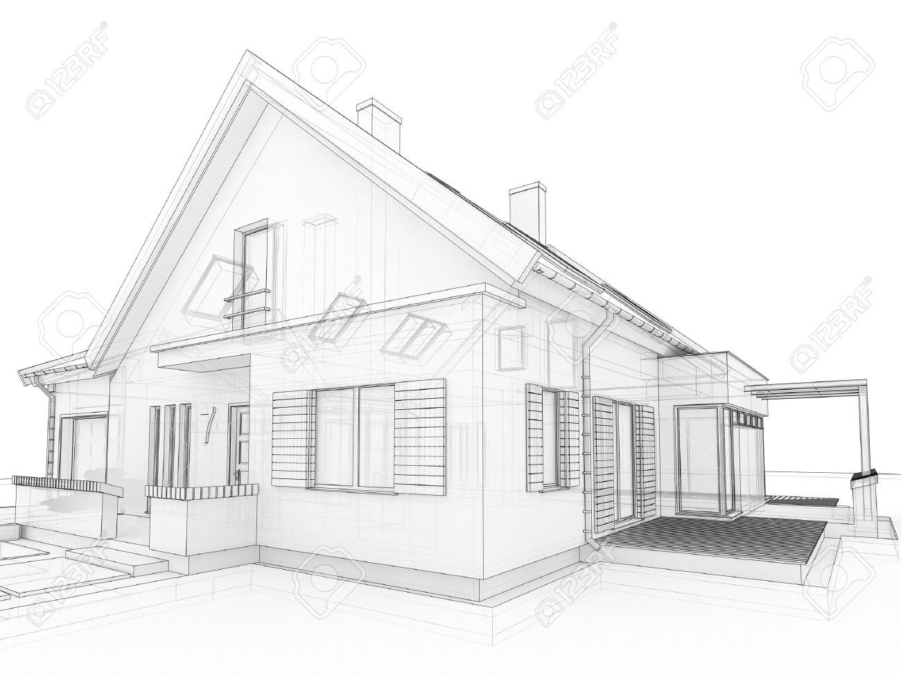 How to draw a house plan on a computer How to draw a house plan on a computer