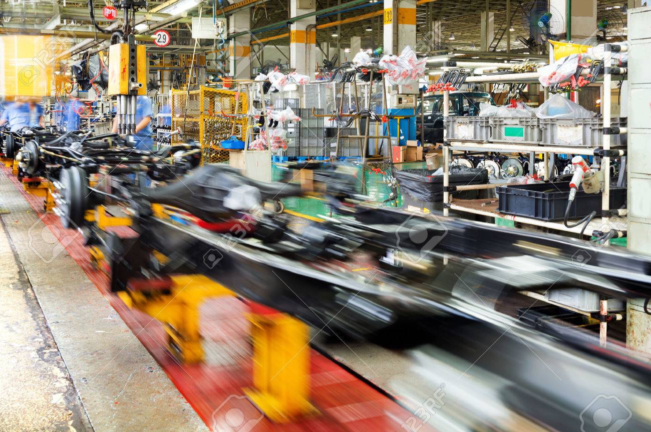 actory floor, car production line, motion blur picture. - 36841887 actory floor, car production line, motion blur picture. - 36841887