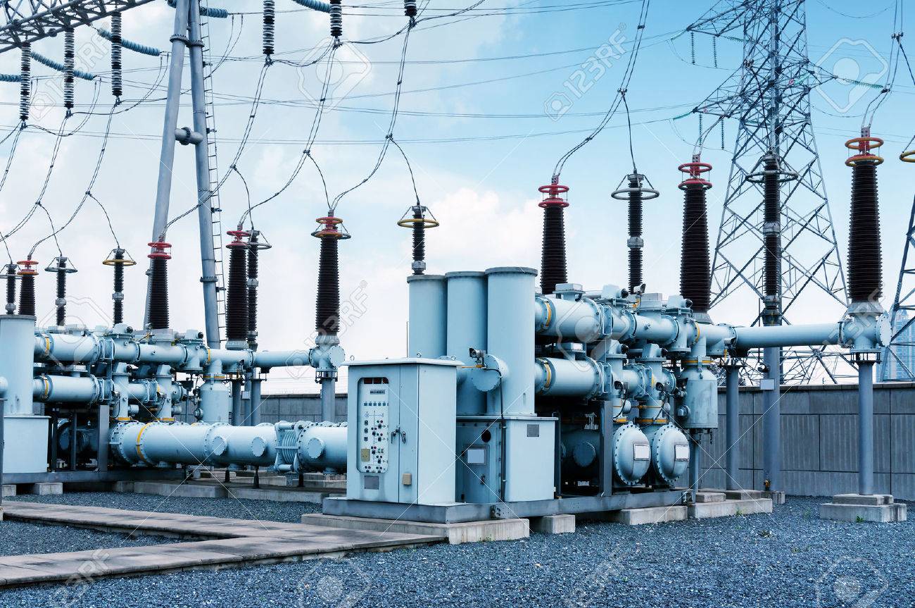 High voltage power transformer substation - 54453632 High voltage power transformer substation - 54453632