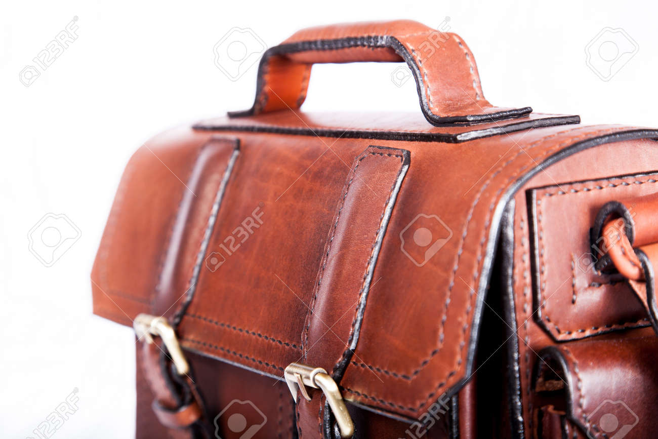 leather briefcase handle