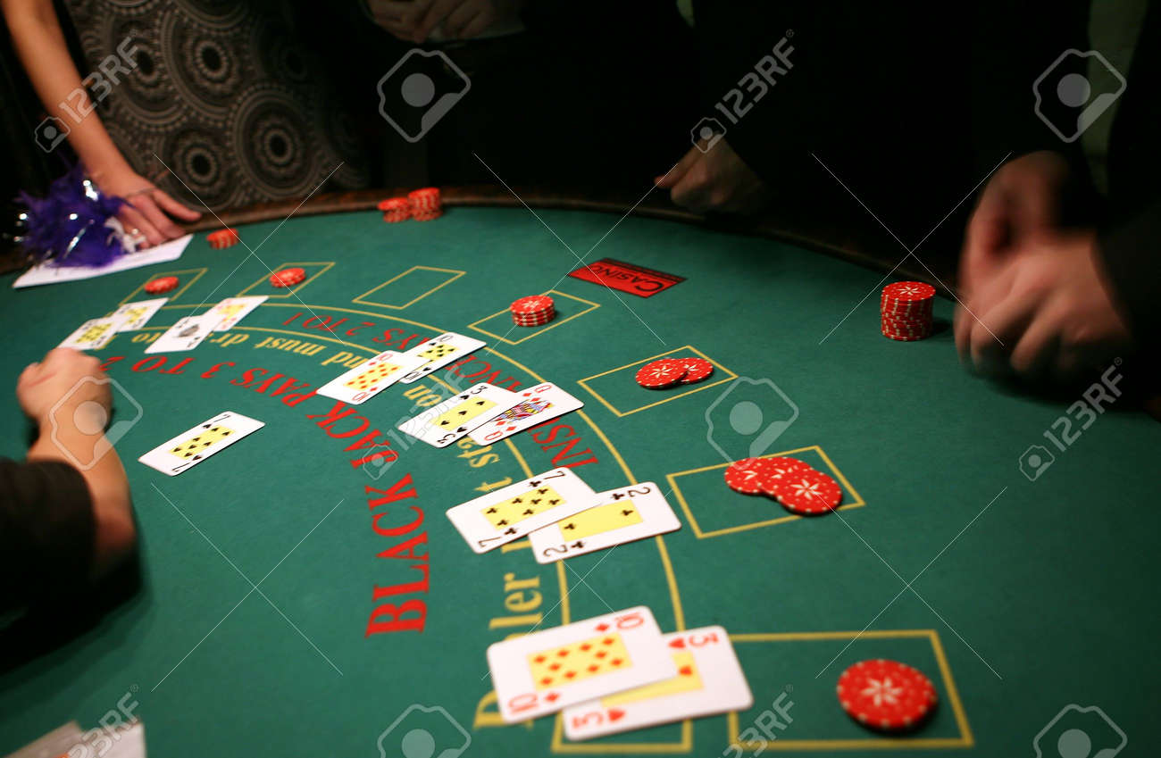 ブラック ジャックのカジノの写真素材・画像素材 Image 5412605
