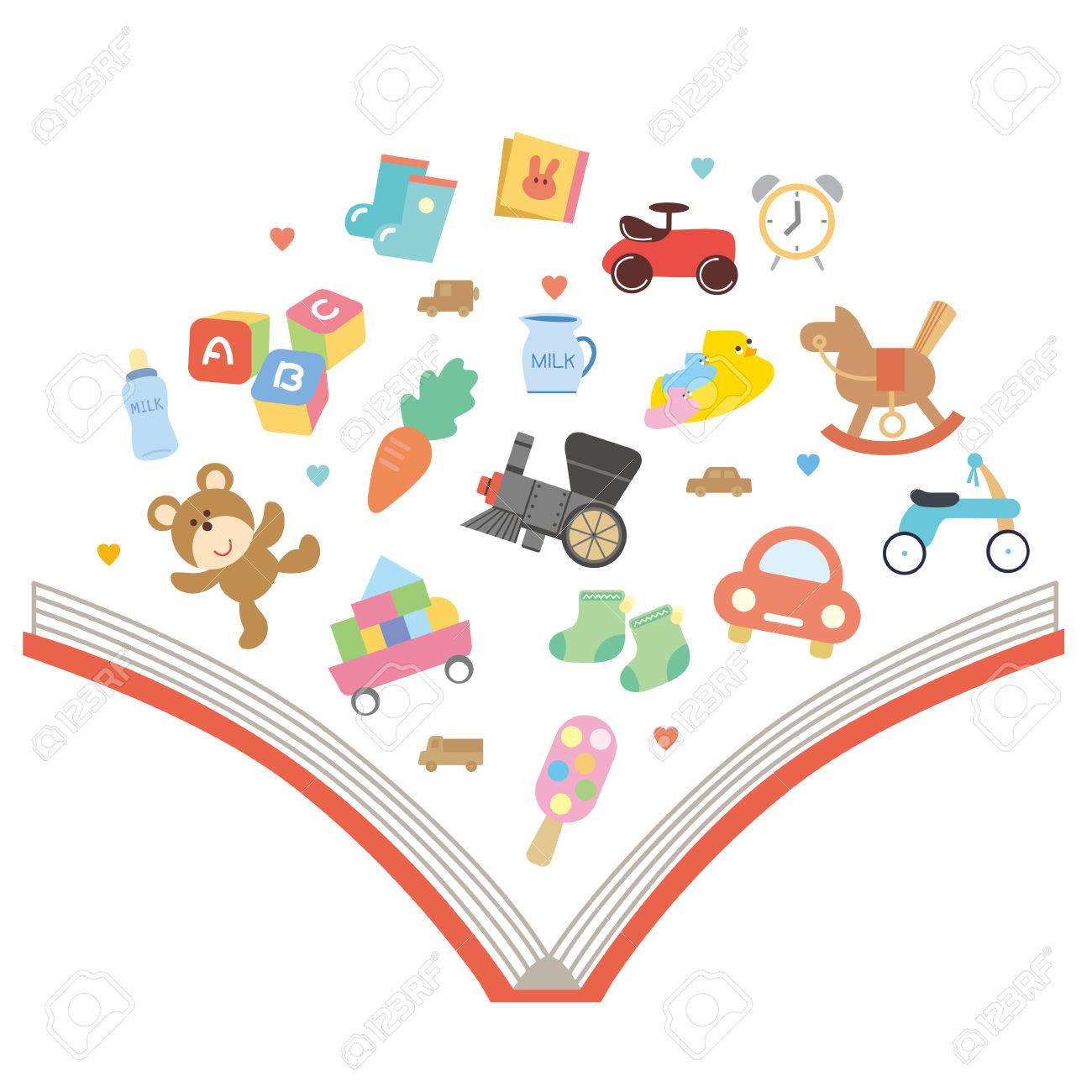 Picture Book Of The Baby Royalty Free Cliparts Vectors And Stock Illustration Image