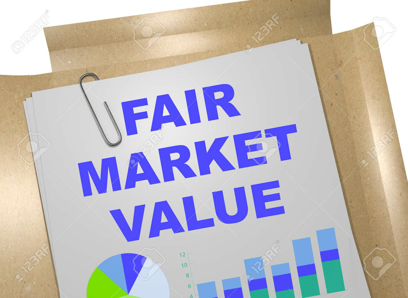 Fair Market Value >> 3d Illustration Of Fair Market Value >> 3d Illustration Of