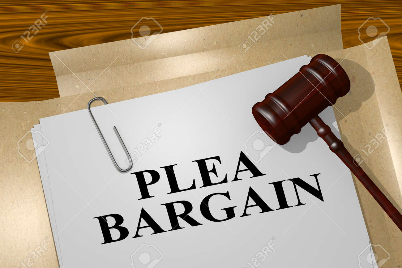 3D illustration of "PLEA BARGAIN " title on legal document - 80645431 3D illustration of "PLEA BARGAIN " title on legal document - 80645431