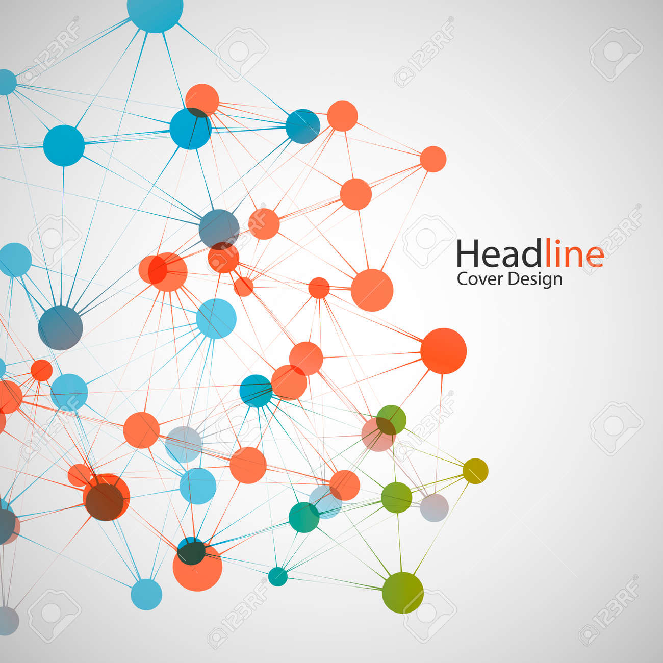 vector network background for presentation connect concept royalty
