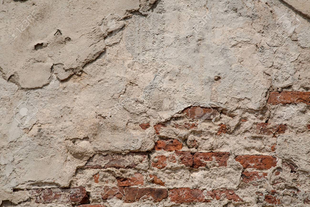 Vintage Red Brick Wall With Crashed White Plaster Background Retro Wallpaper Abstract Vintage Red Brick Wall With Crashed White Plaster Background Retro Wallpaper Abstract
