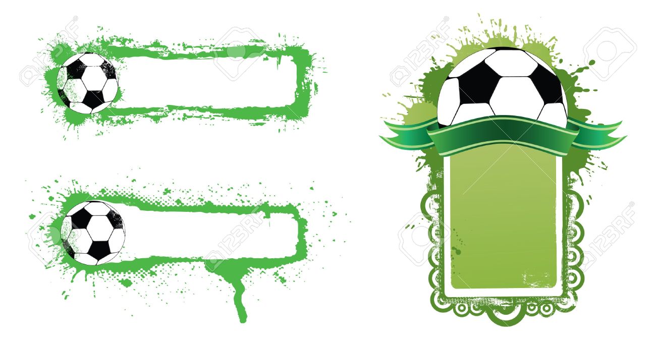 Fussball Banner Lizenzfrei Nutzbare Vektorgrafiken Clip Arts Illustrationen Image