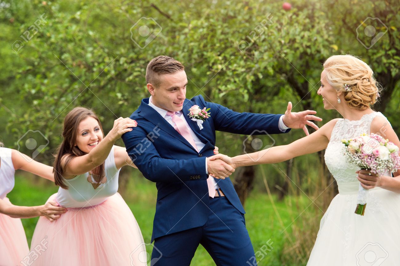 Bride groom and bridesmaids Clearance