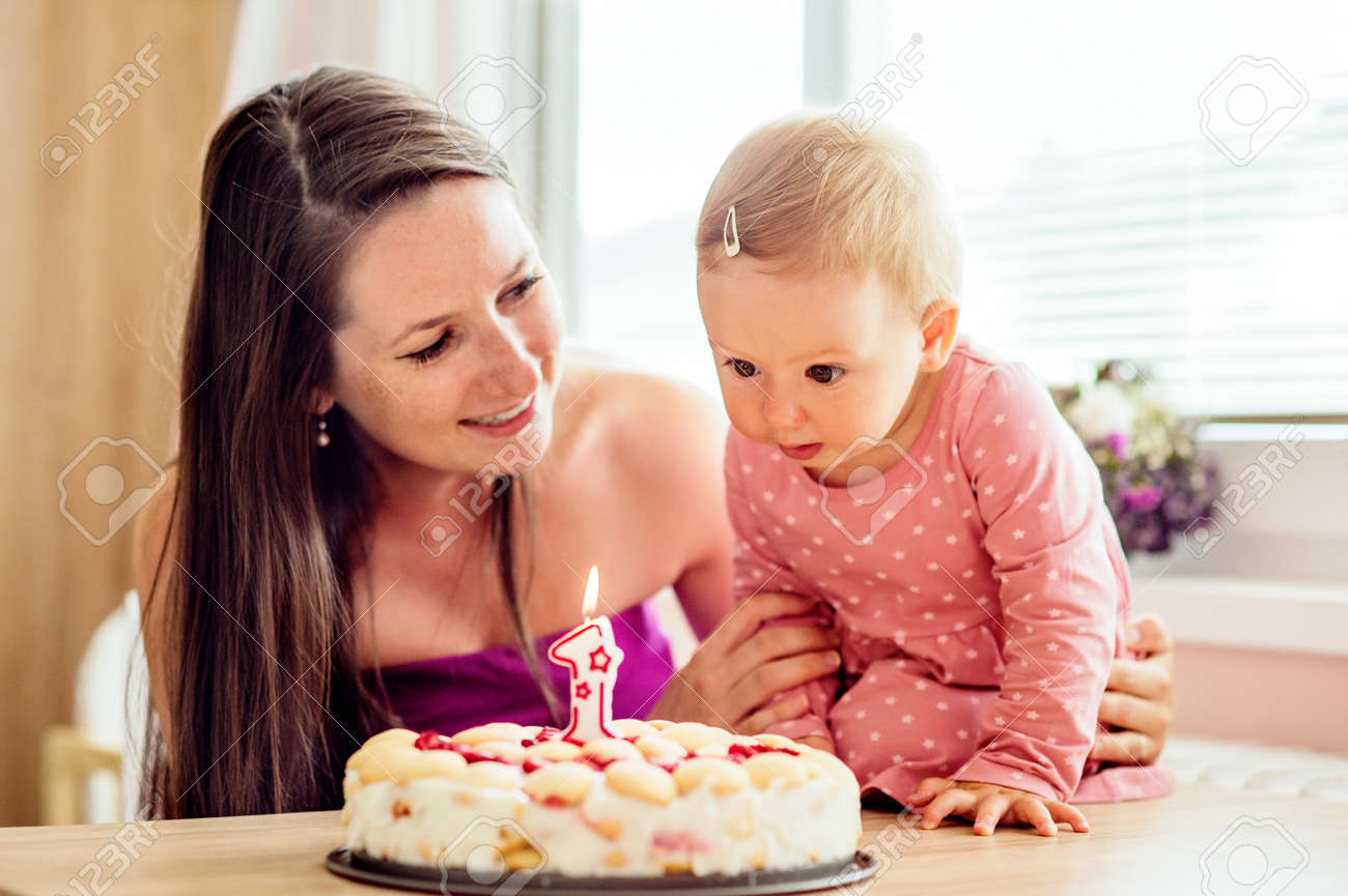 young mother holding her