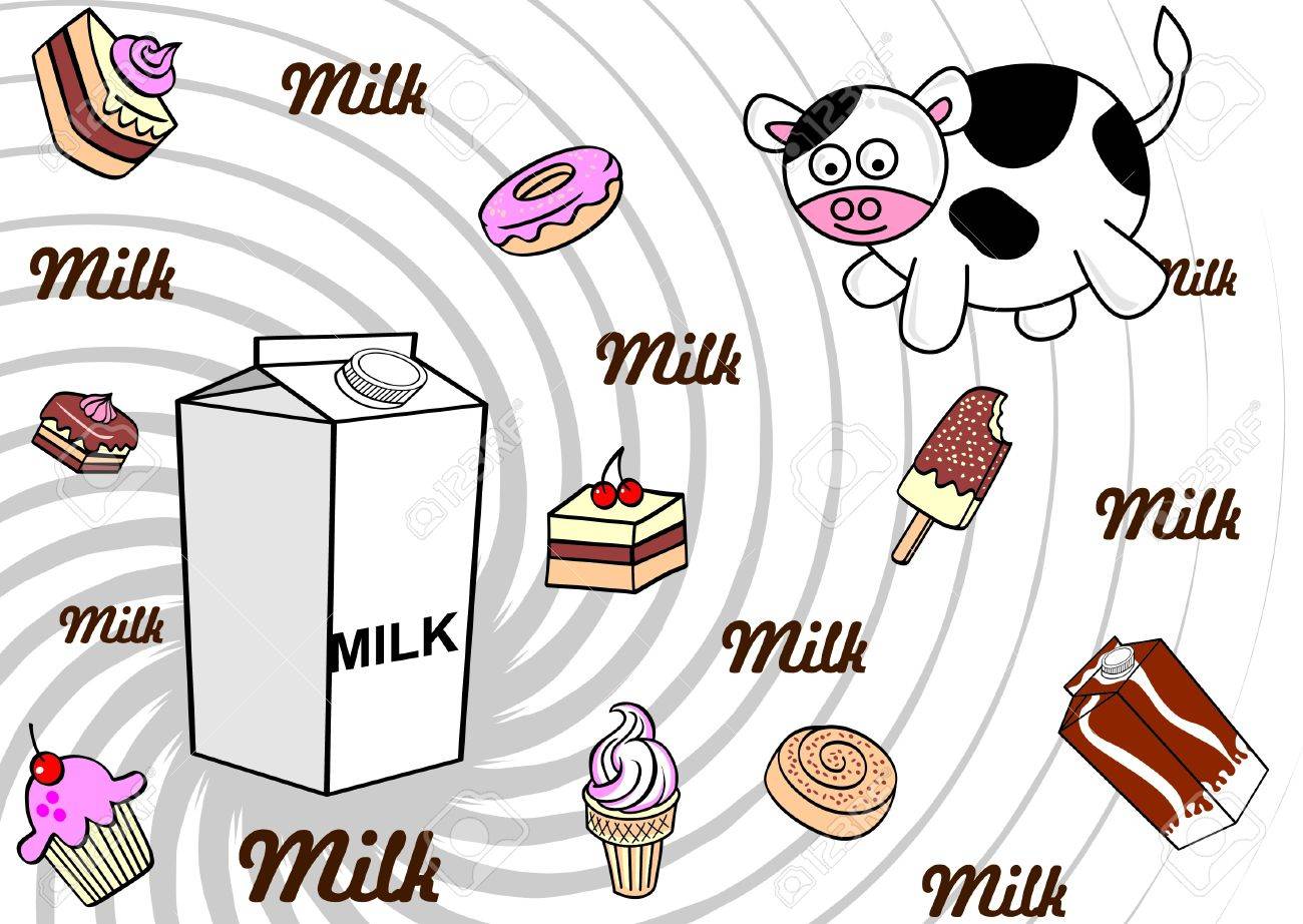 Как нарисовать milk