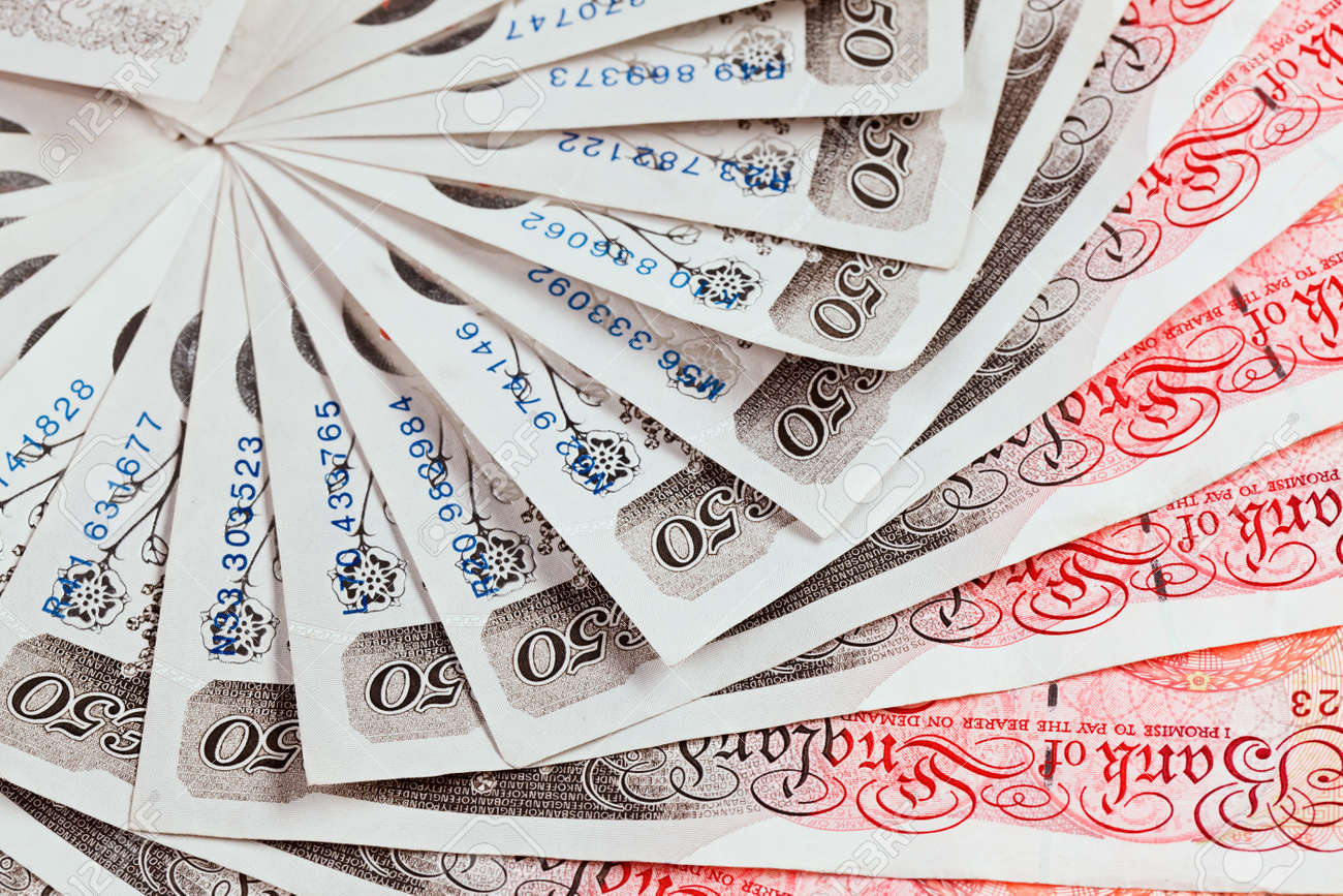 50 pound sterling bank notes closeup view business background - 11511959 50 pound sterling bank notes closeup view business background - 11511959