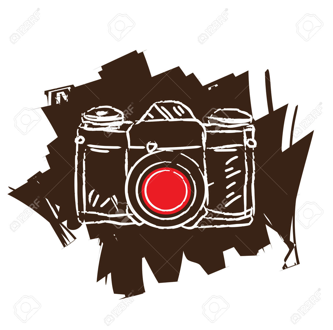 アンティーク フィルム カメラ のイラスト素材 ベクタ Image