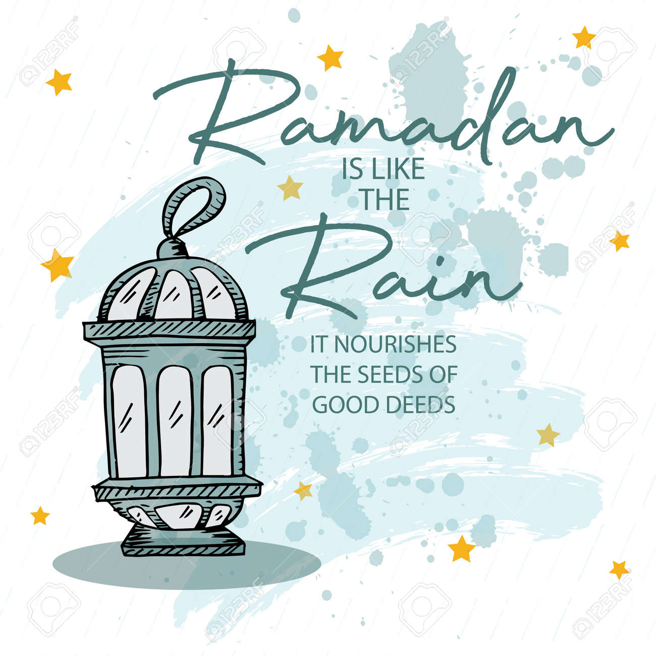 Ramadan Is Like The Rain. It Nourishes The Seed Of Good Deeds ...