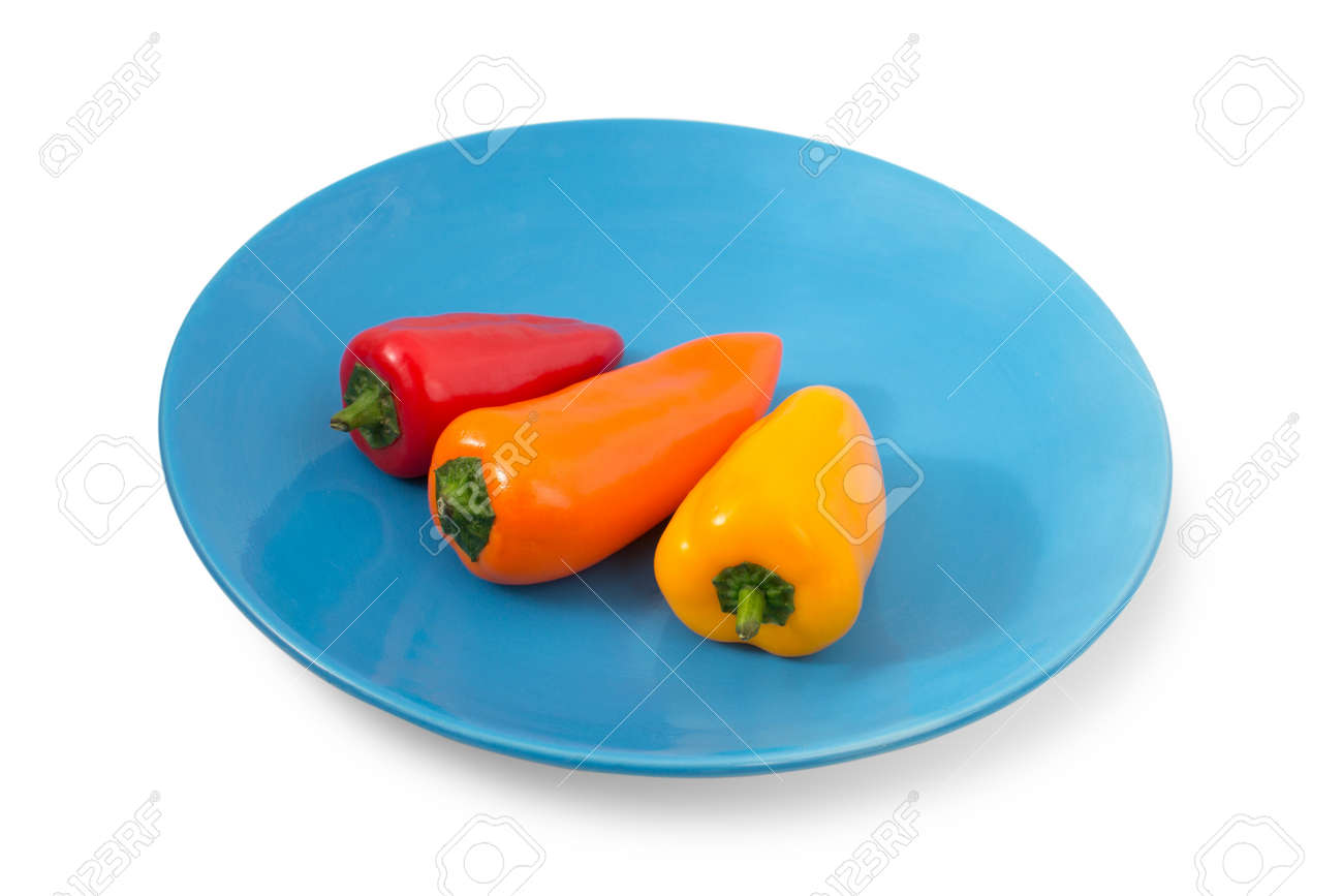 Pimientos de colores pequenos