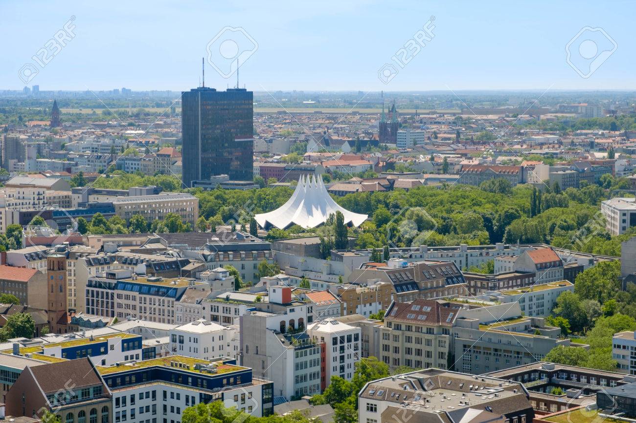 Aerial View Of Berlin Kreuzberg Berlin Skyline From Above Stock Photo Picture And Royalty Free Image Image