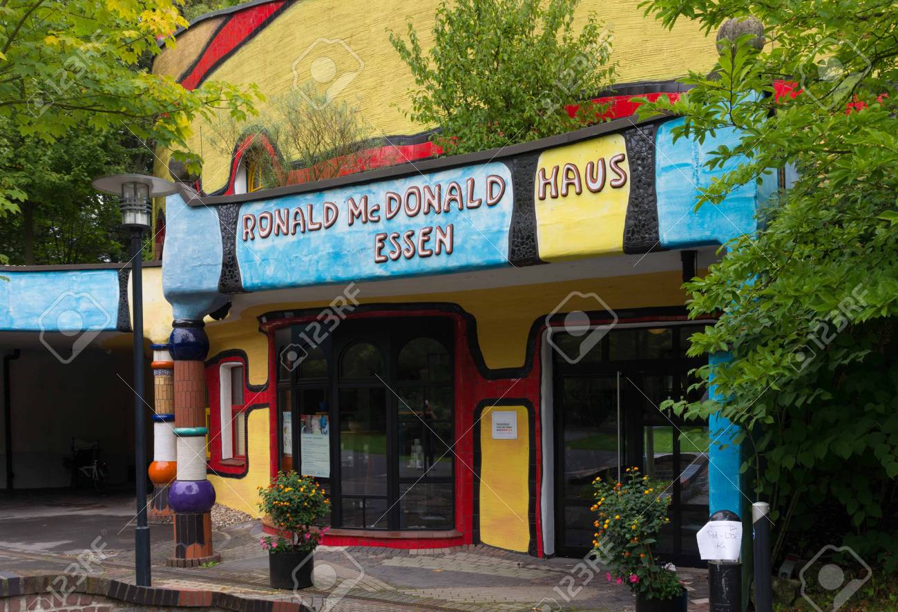 Essen Germany August 13 2015 Exterior Of The Ronald Mcdonald