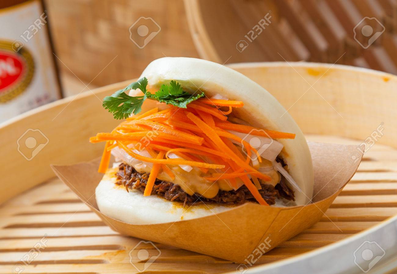 Bao Sandwich Asian Street Food Stock Photo Picture And Royalty