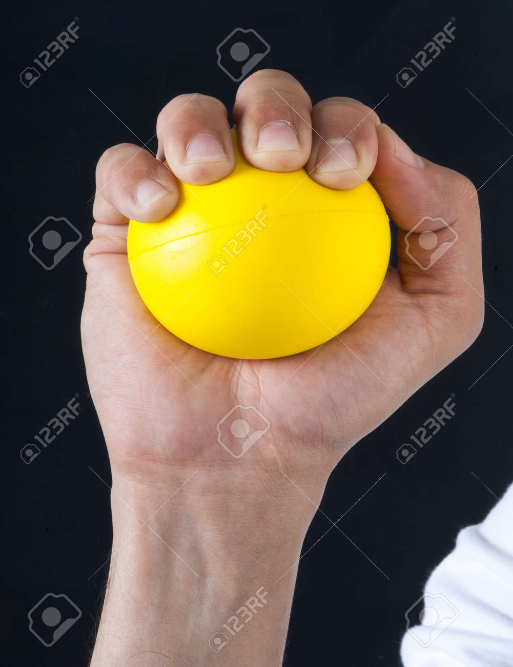 stress ball yellow