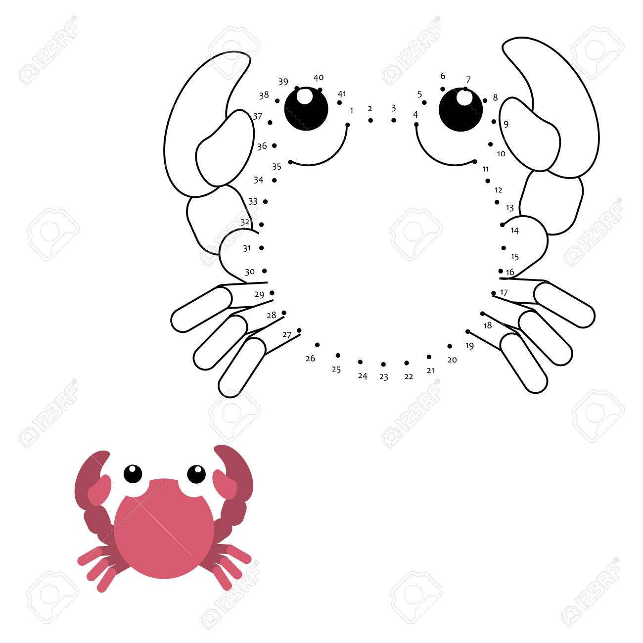Educational Game For Kids: Dot To Dot. Connect The Dots Puzzle - Educational Game For Kids: Dot To Dot. Connect The Dots Puzzle