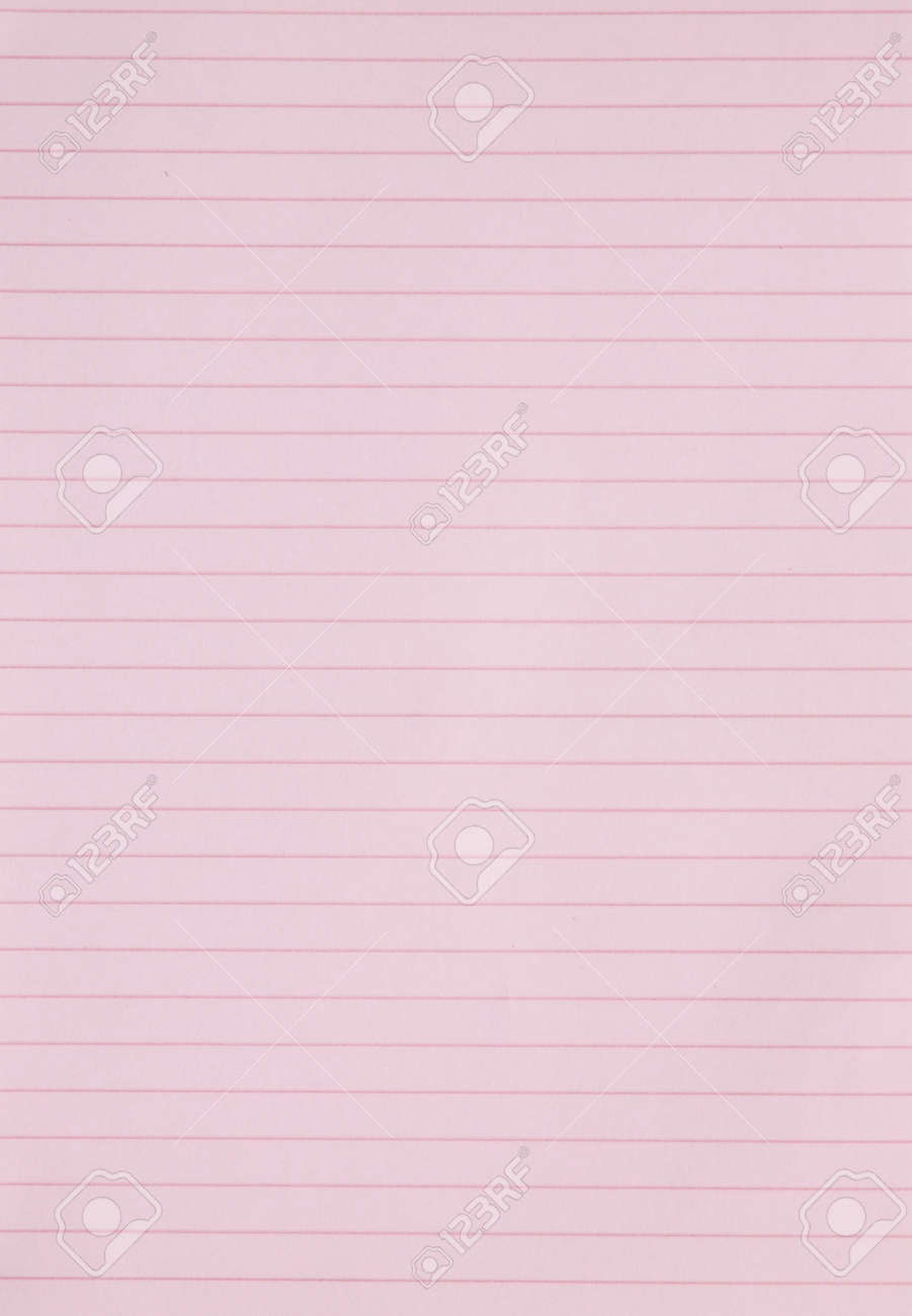 blank pink lined paper sheet background or textured stock photo pink sheet stock