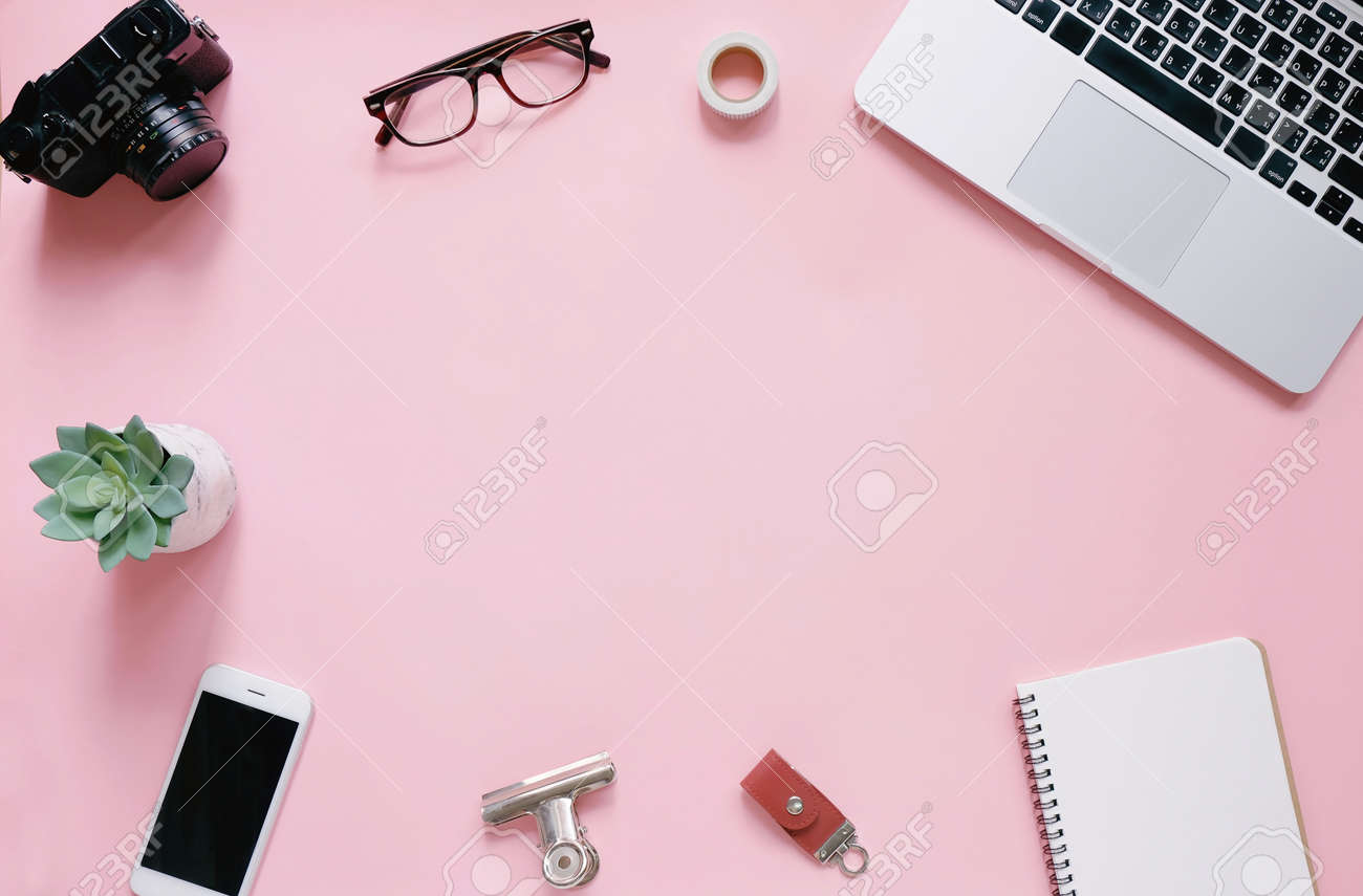 creative flat lay of