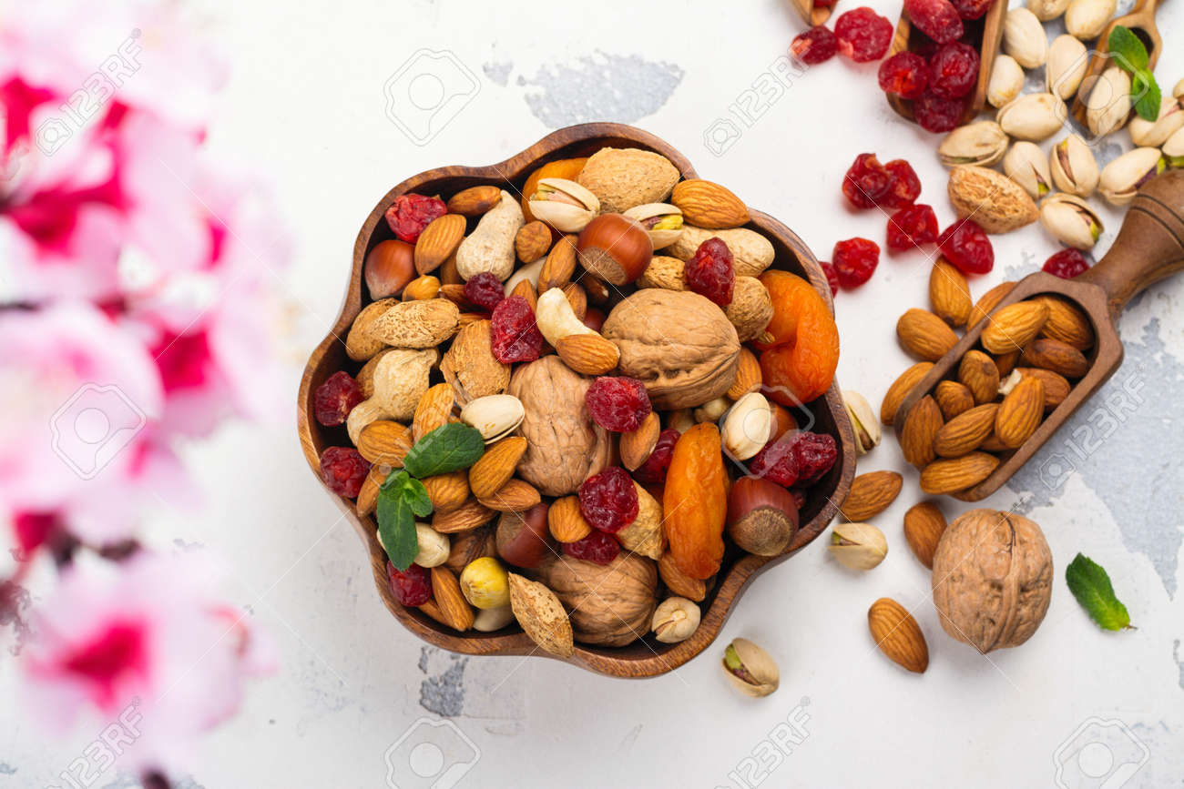 Assortment of dry fruits and nuts - 95981183 Assortment of dry fruits and nuts - 95981183
