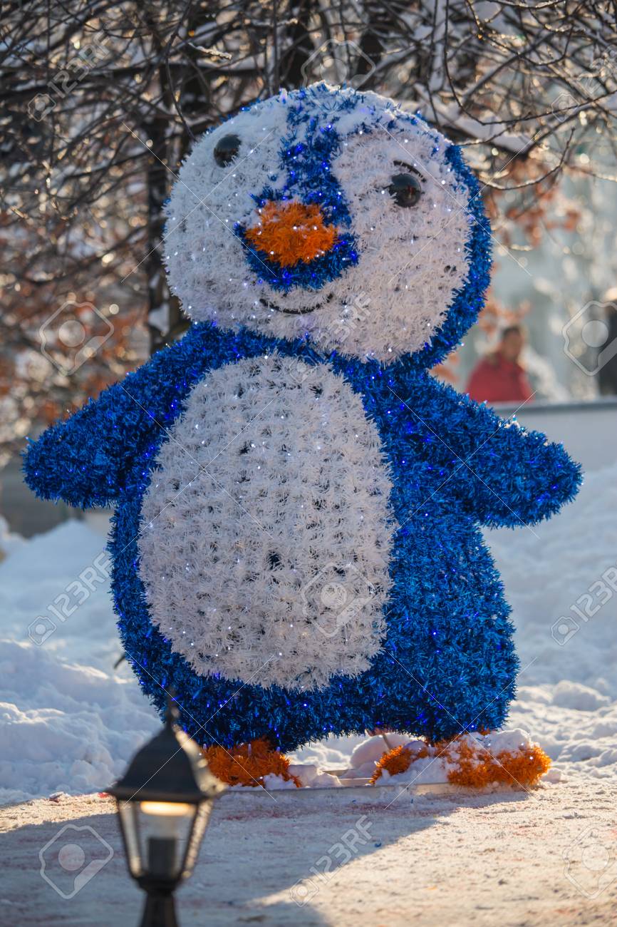 christmas penguin toy