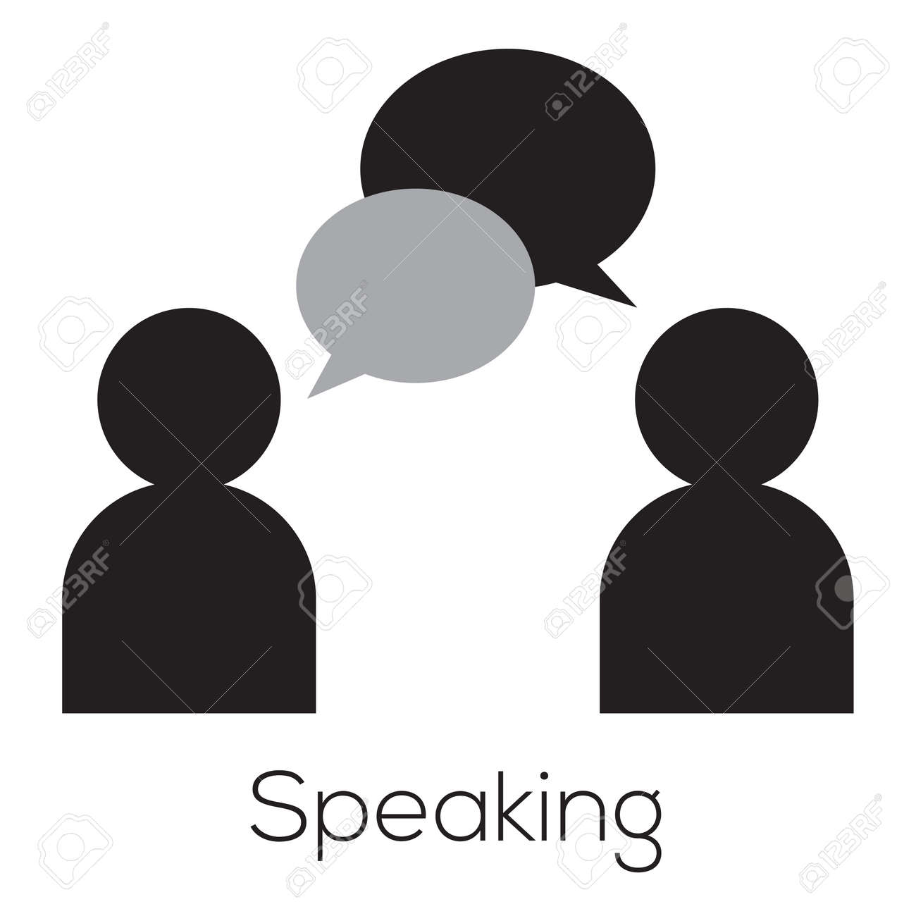 アイコンを話すのイラスト素材 ベクタ Image