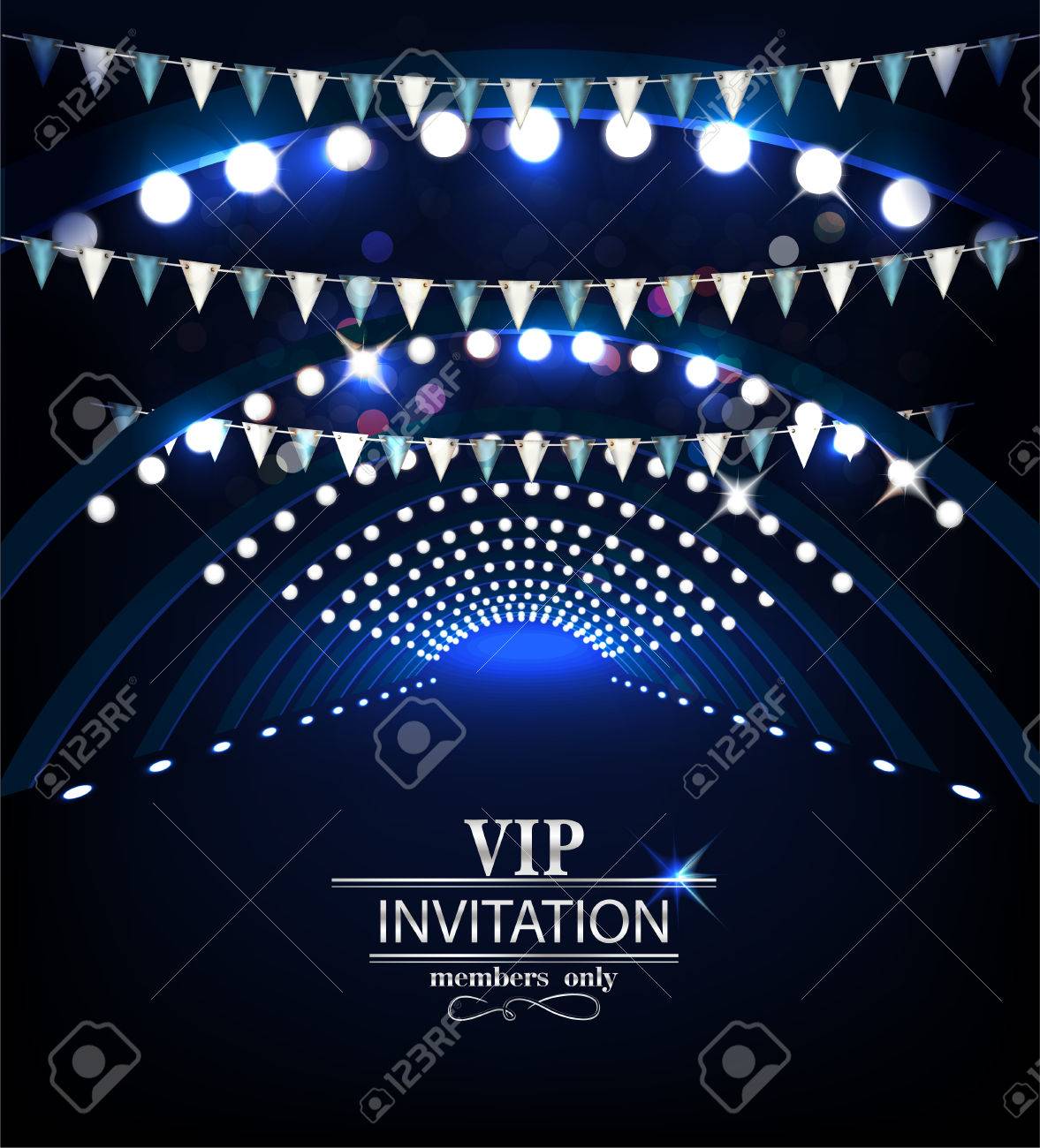 Vip 招待状 舞台照明と休日の背景 のイラスト素材 ベクタ Image Vip 招待状 舞台照明と休日の背景 のイラスト素材 ベクタ Image