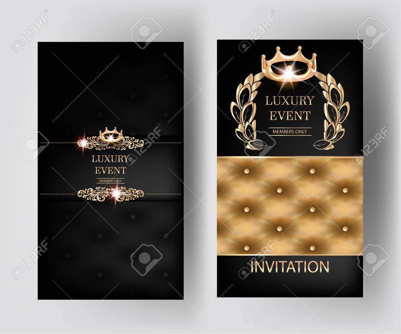 高級垂直エレガント ヴィンテージ バナーの革の質感と花のデザイン要素 ベクトル図のイラスト素材 ベクタ Image